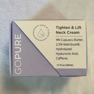 NEW GOPURE Neck Cream Tighten & Lift Firming Neck Cream Crepey Skin AUTHENTIC